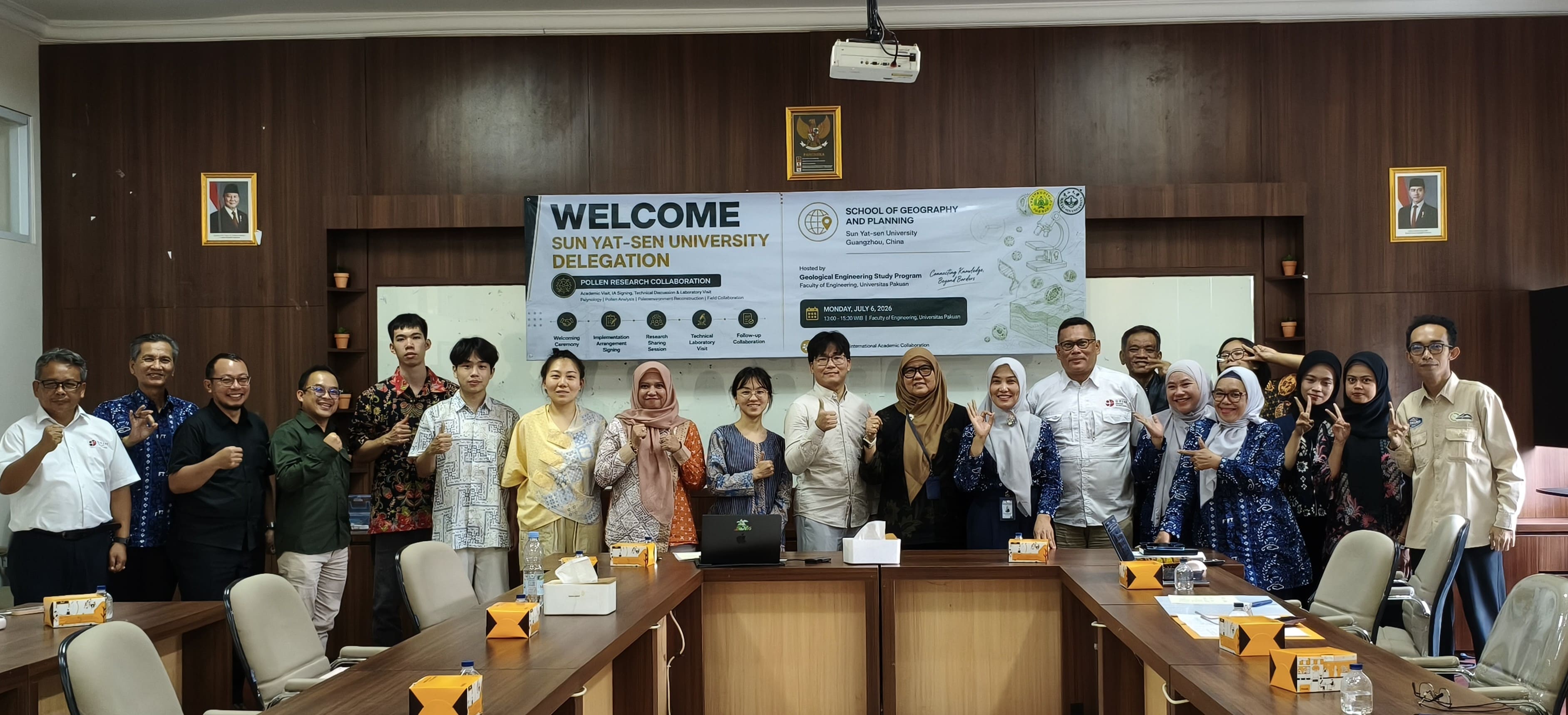 Prodi Teknik Geologi FT UNPAK Kembangkan Kolaborasi Riset Internasional Bersama Sun Yat Sen University